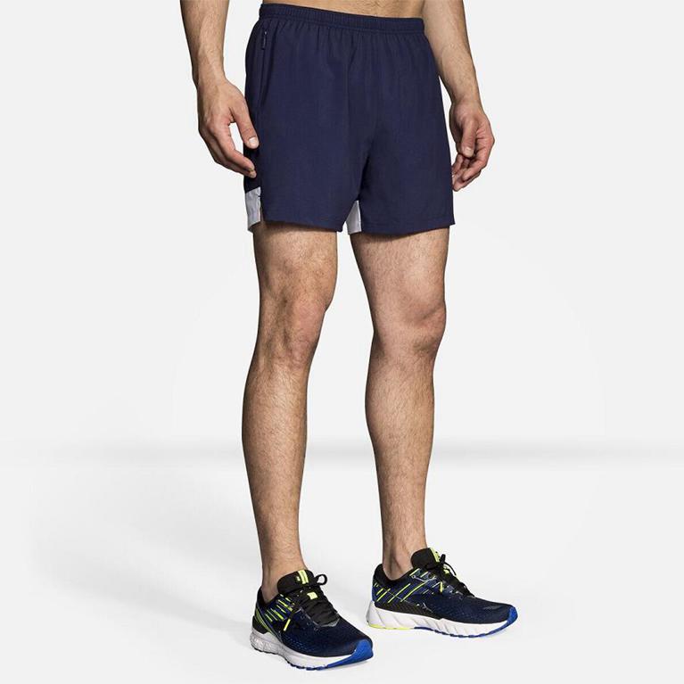 Brooks Men's Go-To 5 Running Shorts - Blue (KTLC37980)